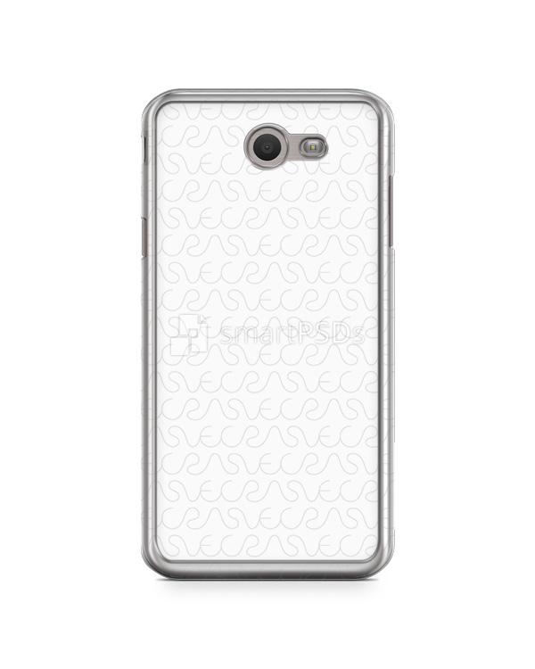 Samsung Galaxy J7 V (2017) 2d Clear Mobile Case Design Mockup 