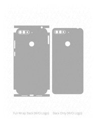 Huawei Honor 7A Vinyl Skin Vector Cut File Template 2018