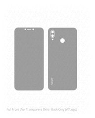 Huawei Honor Play Vinyl Skin Vector Cut File Template 2018