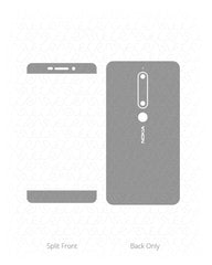 Nokia 6.1 Vinyl Skin Vector Cut File Template 2018