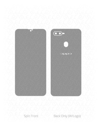 Oppo F9 Pro Vinyl Skin Vector Cut File Template 2018