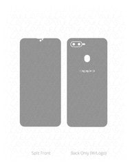 Oppo F9 Pro Vinyl Skin Vector Cut File Template 2018