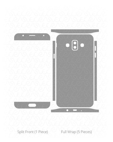 Samsung Galaxy J7 Duo Vinyl Skin Vector Cut File Template 2018