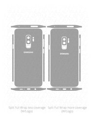 Samsung Galaxy S9 Plus Vector Vinyl Skin Cut File Template 2018