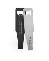 Bottle Size Apple Cut Metal Bottle Opener Design Mockup