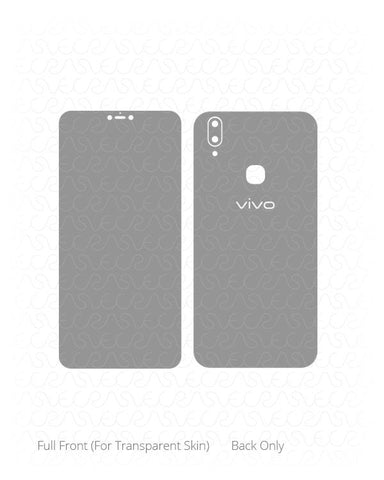 Vivo V9 Youth Vinyl Skin Vector Cut File Template 2018