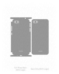 Xiaomi Redmi 6A Vinyl Skin Vector Cut File Template 2018