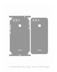 Xiaomi Redmi 6 Vinyl Skin Cut File Template 2018