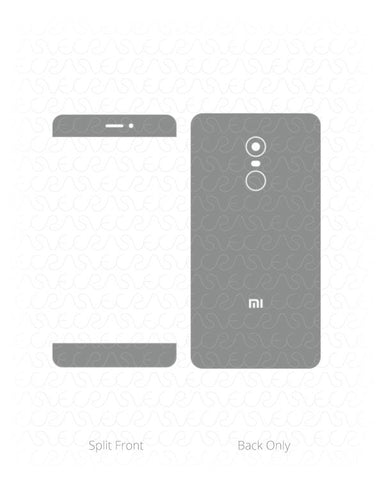 Xiaomi Redmi Note 4 Vinyl Skin Vector Cut File Template 2017