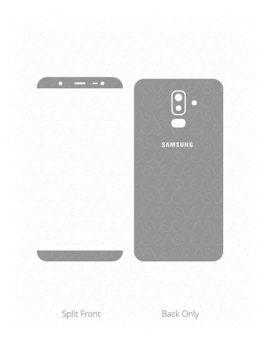 Samsung Galaxy J8 Vinyl Skin Vector Cut File Template 2018