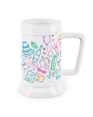 Flared Base Beer Stein Mug Mockup