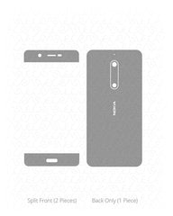 Nokia 5 Vinyl Skin Vector Cut File Template 2017