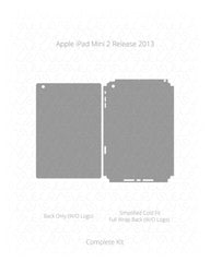 Apple iPad Mini 2 Vinyl Skin Vector Cut File Template 2013