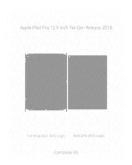 Apple iPad Pro 12.9 Inch 1st Gen Vinyl Skin Vector Cut File Template 2016