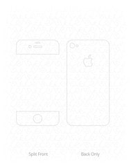 Apple iPhone 4S Vinyl Skin Vector Cut File Template 2011