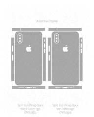 Apple iPhone Xs Vinyl Skin Vector Cut File Template 2018