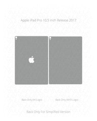 Apple iPad Pro 10.5 Inch Vinyl Skin Vector Cut File Template 2017