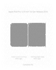 Apple iPad Pro 12.9 Inch 1st Gen Vinyl Skin Vector Cut File Template 2016