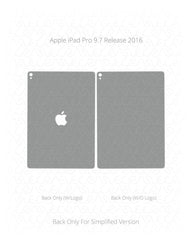 Apple iPad Pro 9.7 Vinyl Skin Vector Cut File Template 2016