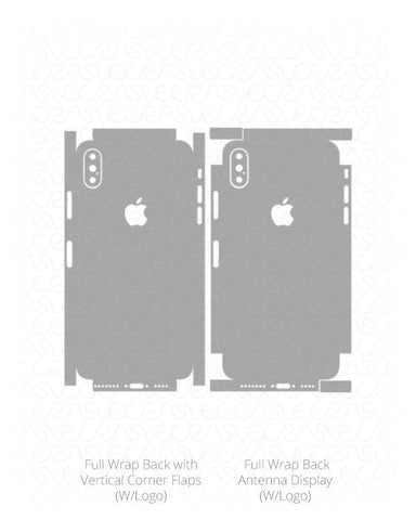 Apple iPhone XS Max Vinyl Skin Vector Cut File Template 2018
