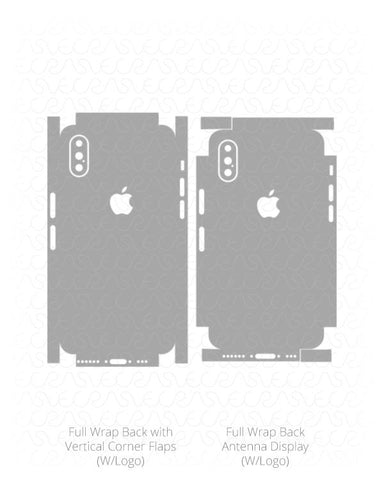 Apple iPhone Xs Vinyl Skin Vector Cut File Template 2018