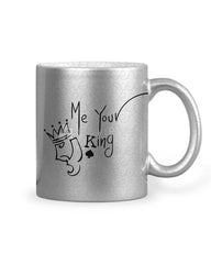 Silver Coffee Mug Sublimation Design Mockup
