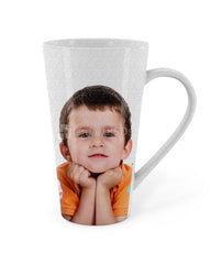 Cone Shape White Mug Design Mockup