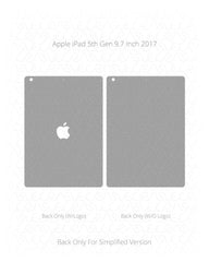 Apple iPad 5th Gen 9.7 Inch Vinyl Skin Vector Cut File Template 2017 & 2018