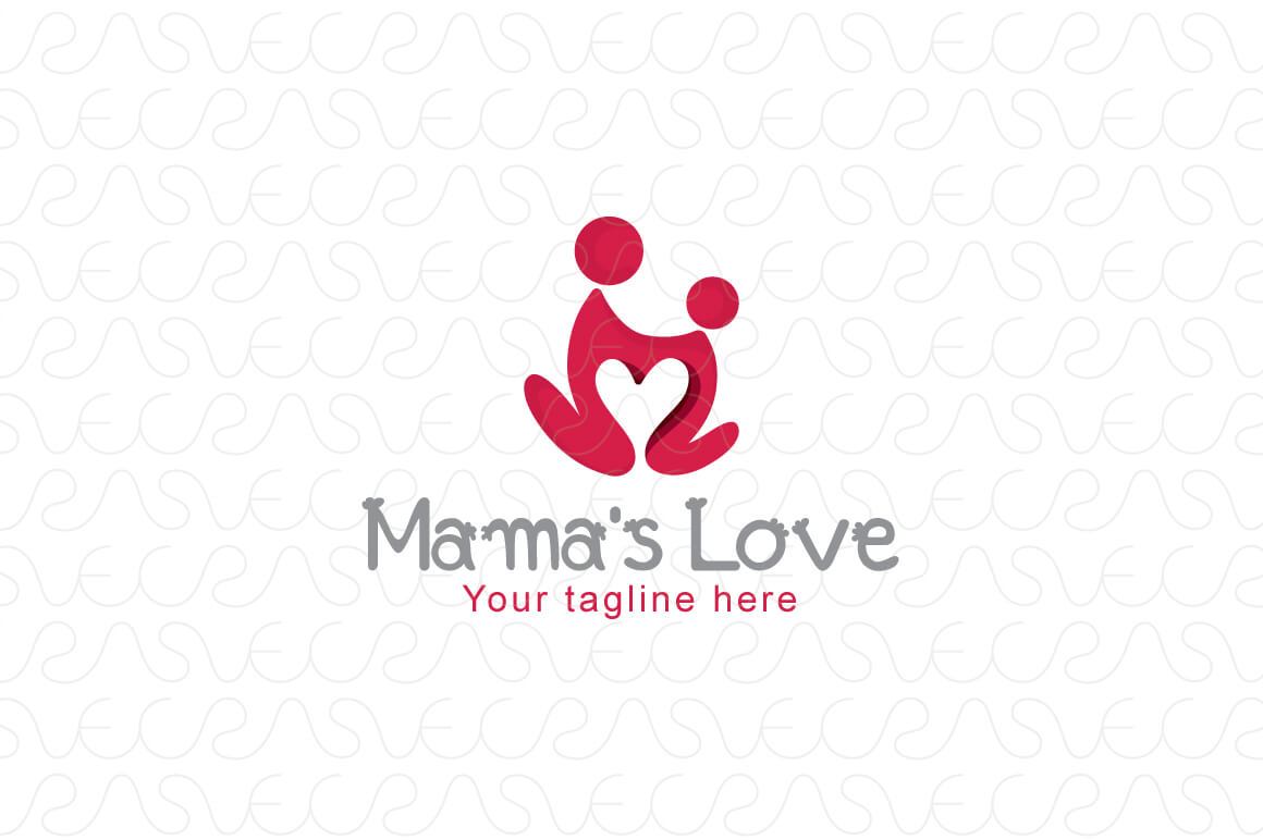 Mama’s Care - Human Icon Logo Template
