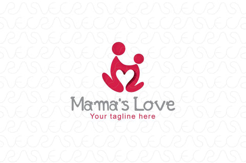 Mama’s Care - Human Icon Logo Template