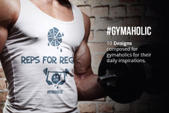 Gymaholic- Gym & Fitness Inspirational Print Designs Pack