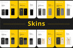 Phone Accessories Customer Guide Info-Graphics Illustrations