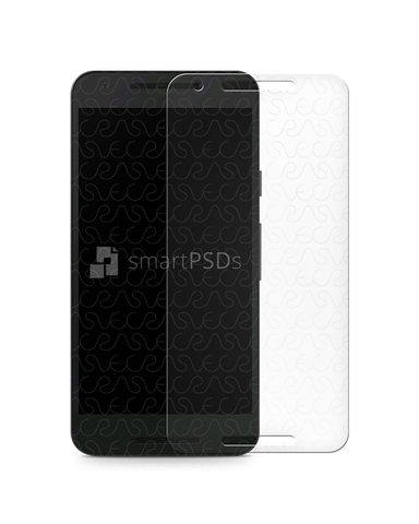 Google Nexus 5X Tempered Glass Template 2015