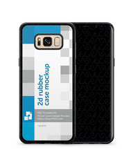 Galaxy S8-S8 Plus 2d Rubber Phone Cover Design Template