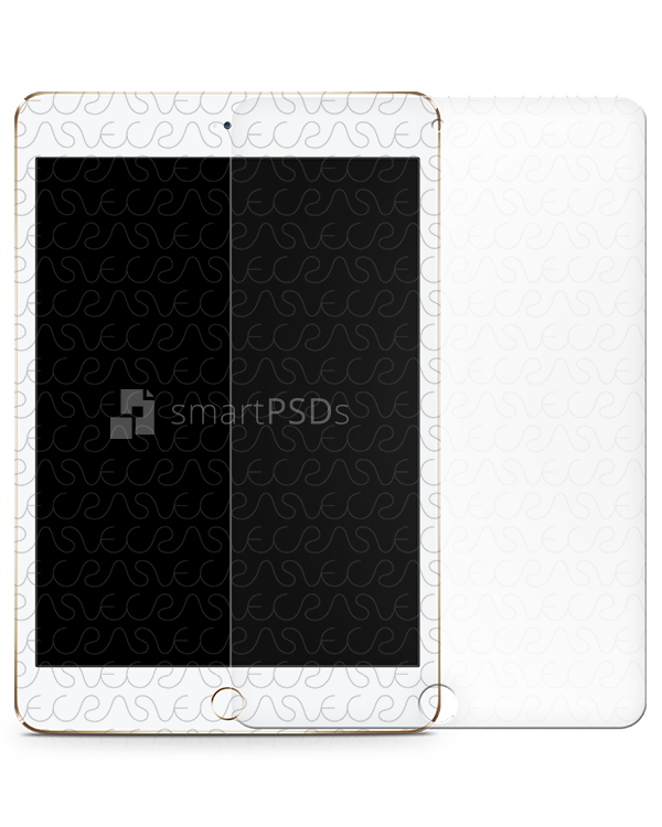Apple iPad Mini 4 Tempered Glass Template