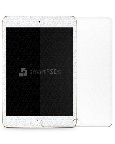 Apple iPad Mini 4 Tempered Glass Template