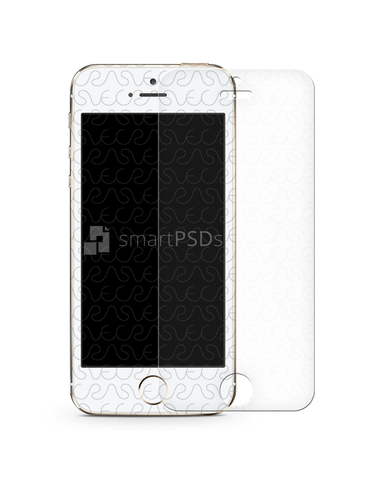 Apple iPhone 5S Tempered Glass Template 2013
