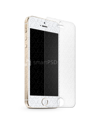 Apple iPhone 5S Tempered Glass Template 2013