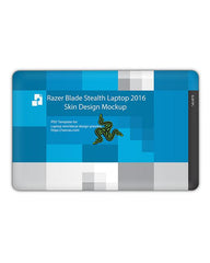 Razer Blade Stealth Late Laptop 2016 Vinyl Skin Design Mockup