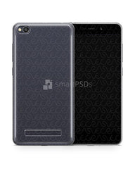 Redmi 4A UV TPU Clear Case Design Mockup