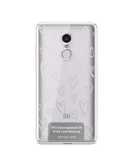 Redmi Note 4 TPU Electroplated Case Design Mock-up 2017