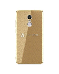 Redmi Note 4 TPU Electroplated Case Design Mock-up 2017