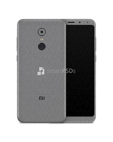 Redmi Note 5 Vinyl Skin Design Mockup 2018