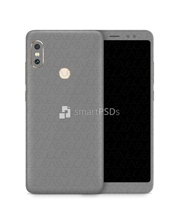 Redmi Note 5 Pro Vinyl Skin Design Mockup 2018