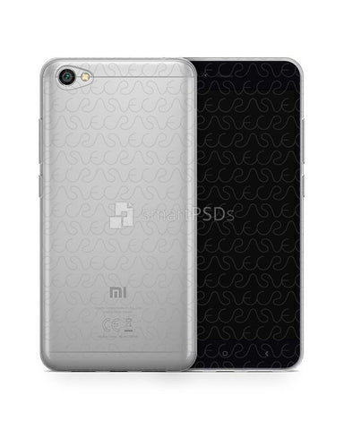 Redmi Note 5A UV TPU Clear Case Design Mockup