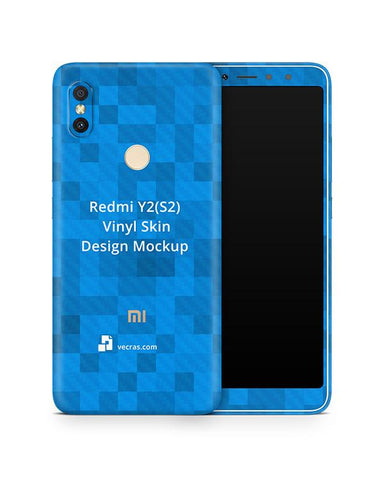 Redmi Y2 (S2) Vinyl Skin Design Mockup 2018