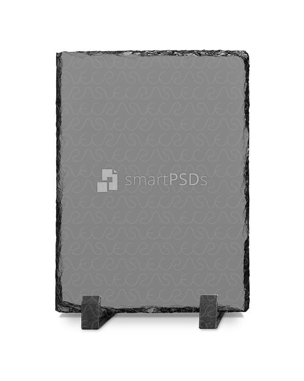 Rock Slate Photo Frame Mockup- Vertical 3 Views