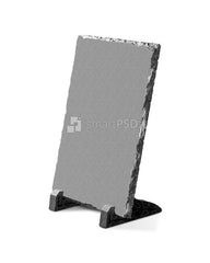 Rock Slate Photo Frame Mockup- Vertical 3 Views