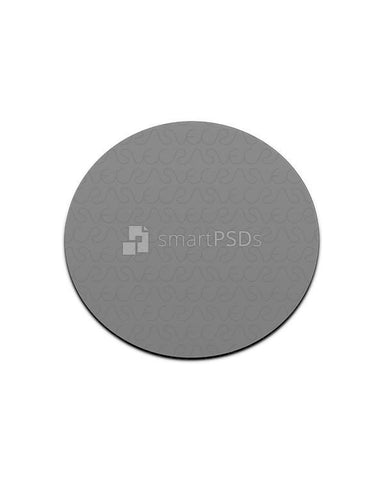Round Shape Mouse Pad Mockup