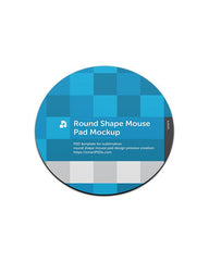 Round Shape Mouse Pad Mockup